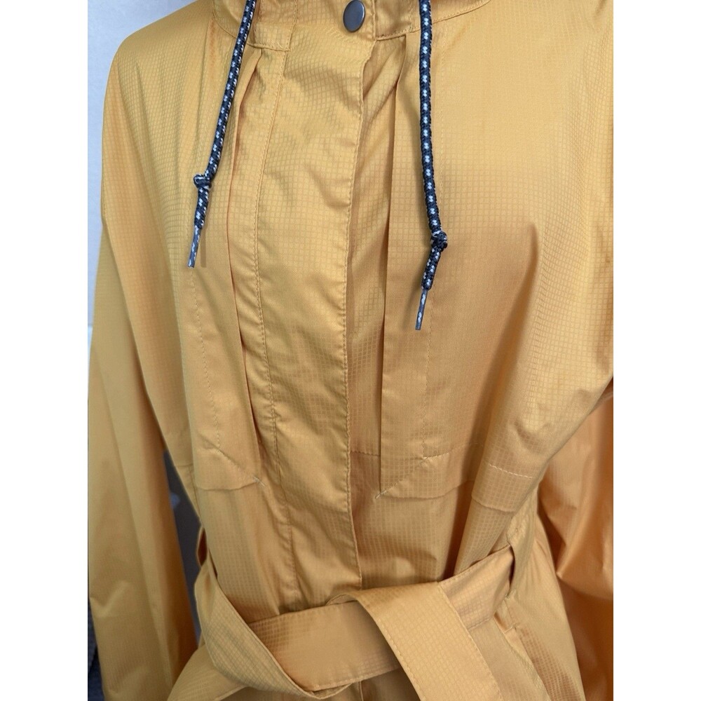 Columbia Women's Pardon My Trench Water-Resistant Rain Jacket Sz Medium Yellow - Picture 5 of 16